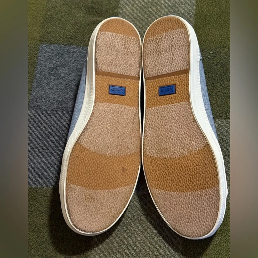 Women’s Keds Sneakers Chambray Light Blue: Size 8.5M - Picture 5 of 9